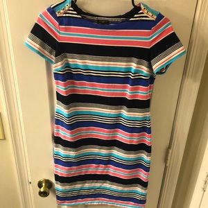 Talbots Striped Cotton Dress